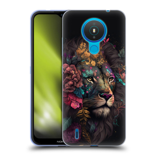 Spacescapes Floral Lions Ethereal Petals Soft Gel Case for Nokia 1.4