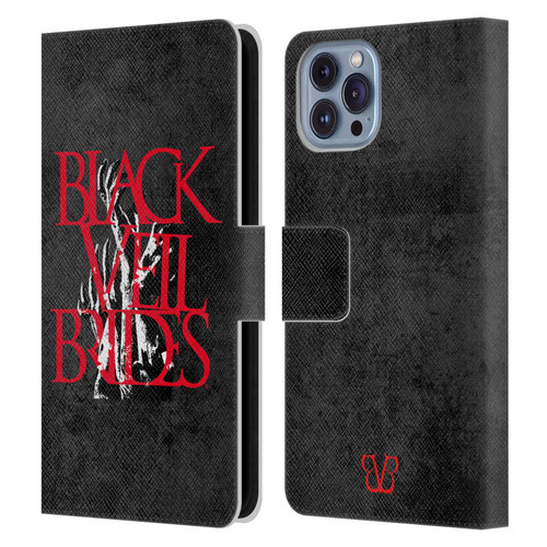 Black Veil Brides Band Art Zombie Hands Leather Book Wallet Case Cover For Apple iPhone 14