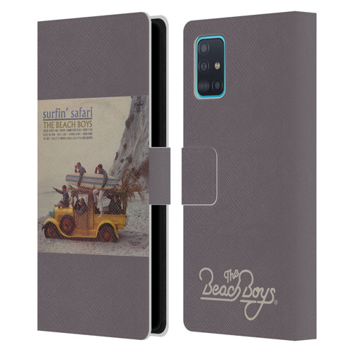 The Beach Boys Album Cover Art Surfin Safari Leather Book Wallet Case Cover For Samsung Galaxy A51 (2019)