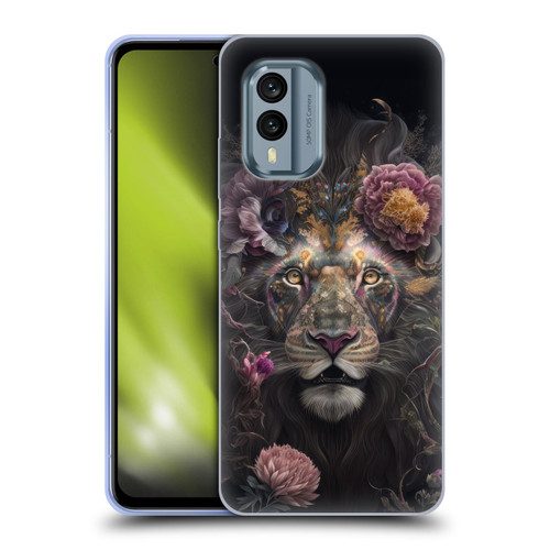 Spacescapes Floral Lions Pride Soft Gel Case for Nokia X30