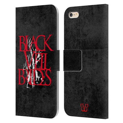 Black Veil Brides Band Art Zombie Hands Leather Book Wallet Case Cover For Apple iPhone 6 Plus / iPhone 6s Plus