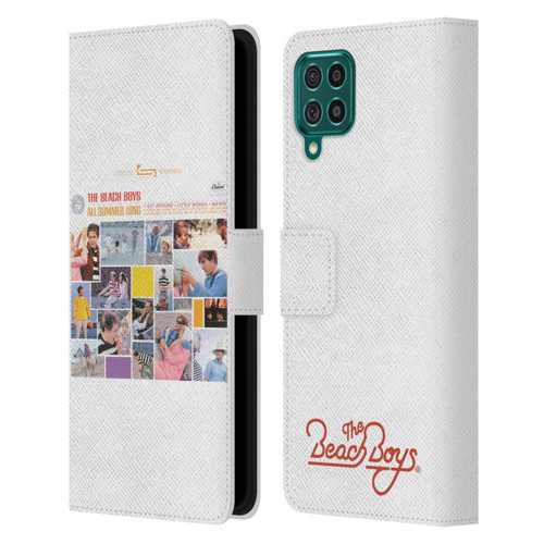 The Beach Boys Album Cover Art All Summer Long Leather Book Wallet Case Cover For Samsung Galaxy F62 (2021)