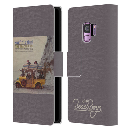 The Beach Boys Album Cover Art Surfin Safari Leather Book Wallet Case Cover For Samsung Galaxy S9