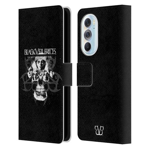 Black Veil Brides Band Art Skull Faces Leather Book Wallet Case Cover For Motorola Edge X30