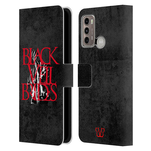 Black Veil Brides Band Art Zombie Hands Leather Book Wallet Case Cover For Motorola Moto G60 / Moto G40 Fusion