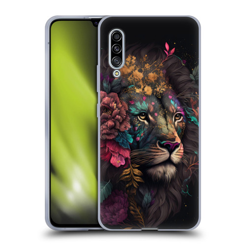 Spacescapes Floral Lions Ethereal Petals Soft Gel Case for Samsung Galaxy A90 5G (2019)