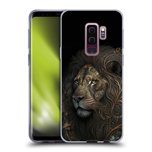 Spacescapes Floral Lions Golden Bloom Soft Gel Case for Samsung Galaxy S9+ / S9 Plus