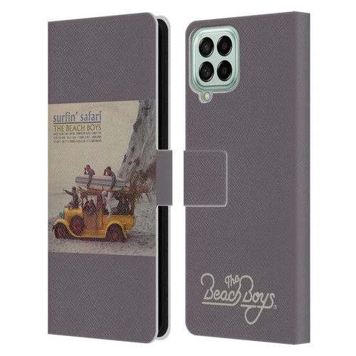 The Beach Boys Album Cover Art Surfin Safari Leather Book Wallet Case Cover For Samsung Galaxy M33 (2022)