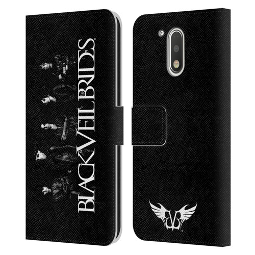 Black Veil Brides Band Art Band Photo Leather Book Wallet Case Cover For Motorola Moto G41