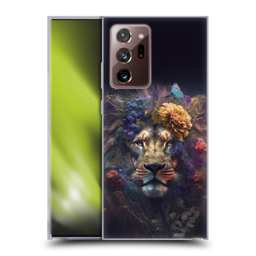 Spacescapes Floral Lions Flowering Pride Soft Gel Case for Samsung Galaxy Note20 Ultra / 5G