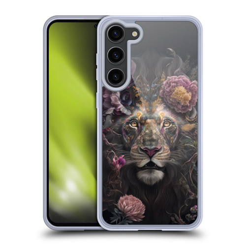 Spacescapes Floral Lions Pride Soft Gel Case for Samsung Galaxy S23+ 5G