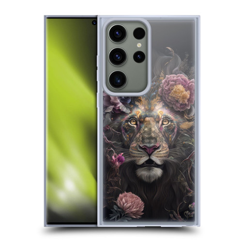 Spacescapes Floral Lions Pride Soft Gel Case for Samsung Galaxy S23 Ultra 5G