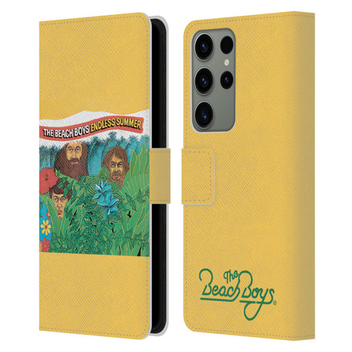 The Beach Boys Album Cover Art Endless Summer Leather Book Wallet Case Cover For Samsung Galaxy S23 Ultra 5G