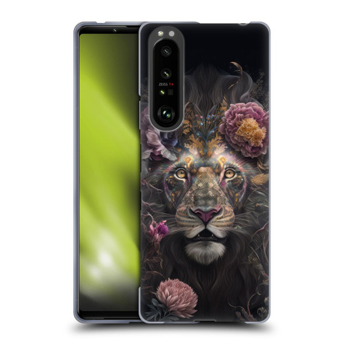 Spacescapes Floral Lions Pride Soft Gel Case for Sony Xperia 1 III