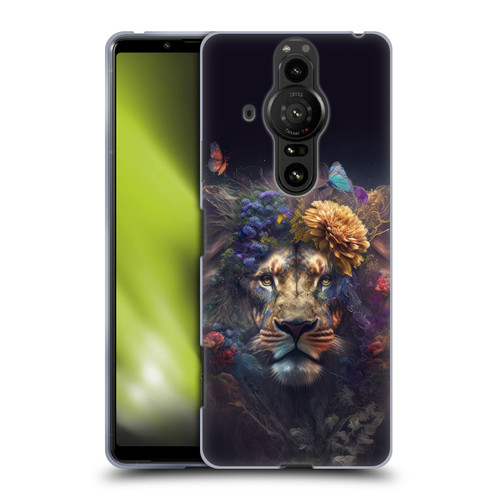 Spacescapes Floral Lions Flowering Pride Soft Gel Case for Sony Xperia Pro-I