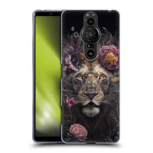Spacescapes Floral Lions Pride Soft Gel Case for Sony Xperia Pro-I