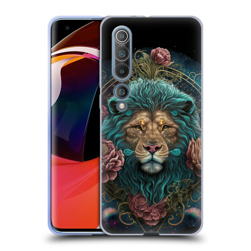 Spacescapes Floral Lions Aqua Mane Soft Gel Case for Xiaomi Mi 10 5G / Mi 10 Pro 5G
