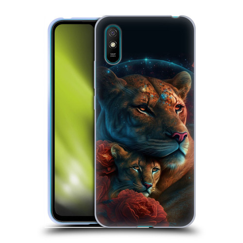 Spacescapes Floral Lions Star Watching Soft Gel Case for Xiaomi Redmi 9A / Redmi 9AT