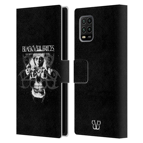 Black Veil Brides Band Art Skull Faces Leather Book Wallet Case Cover For Xiaomi Mi 10 Lite 5G