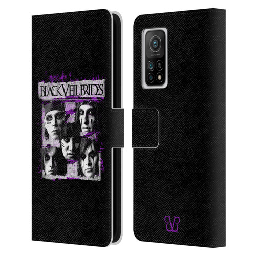 Black Veil Brides Band Art Grunge Faces Leather Book Wallet Case Cover For Xiaomi Mi 10T 5G