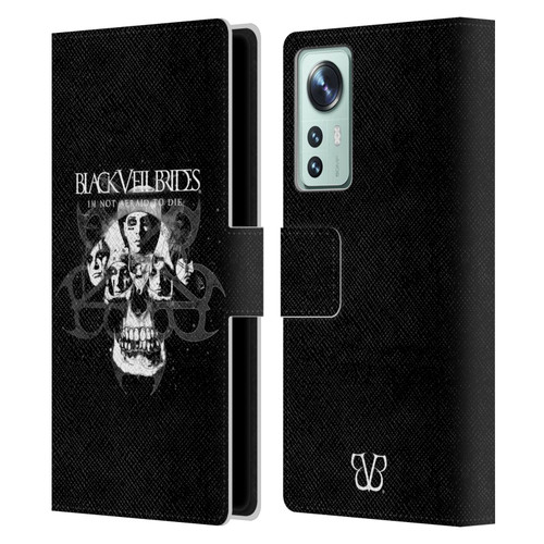 Black Veil Brides Band Art Skull Faces Leather Book Wallet Case Cover For Xiaomi 12