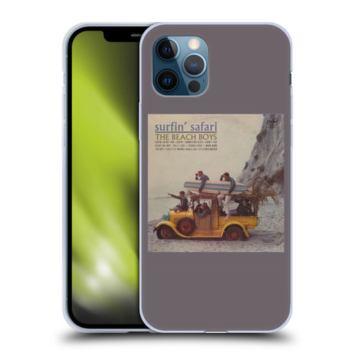 The Beach Boys Album Cover Art Surfin Safari Soft Gel Case for Apple iPhone 12 / iPhone 12 Pro