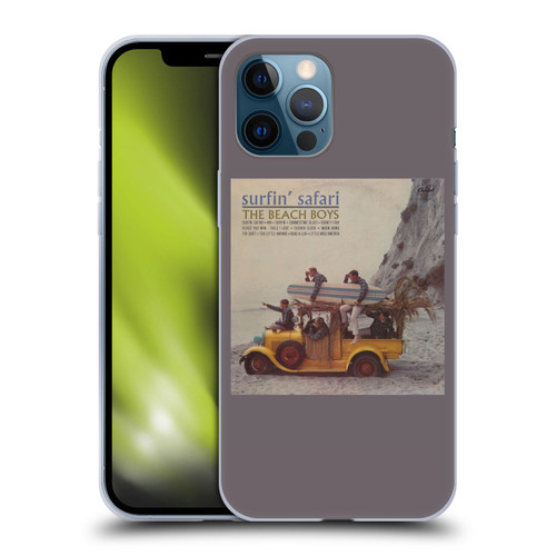 The Beach Boys Album Cover Art Surfin Safari Soft Gel Case for Apple iPhone 12 Pro Max