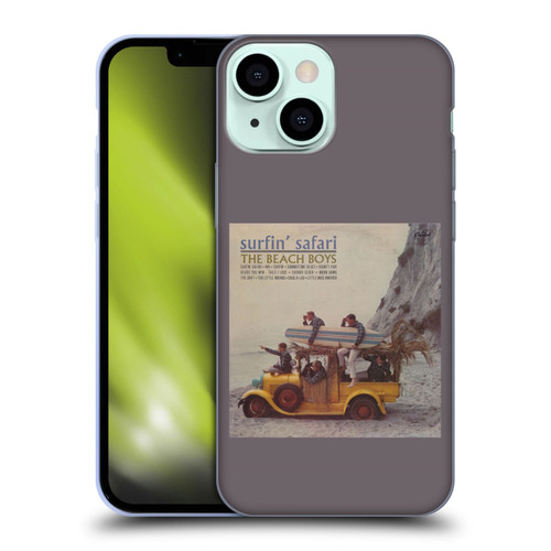 The Beach Boys Album Cover Art Surfin Safari Soft Gel Case for Apple iPhone 13 Mini