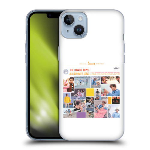 The Beach Boys Album Cover Art All Summer Long Soft Gel Case for Apple iPhone 14 Plus