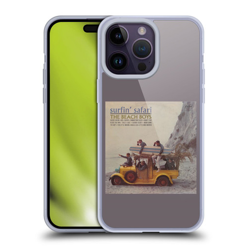 The Beach Boys Album Cover Art Surfin Safari Soft Gel Case for Apple iPhone 14 Pro Max