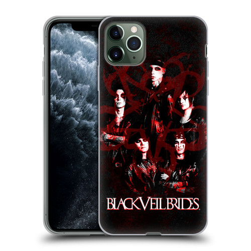 Black Veil Brides Band Members Group Soft Gel Case for Apple iPhone 11 Pro Max