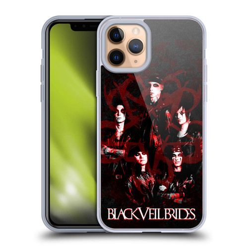 Black Veil Brides Band Members Group Soft Gel Case for Apple iPhone 11 Pro
