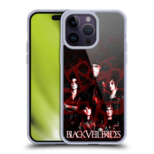 Black Veil Brides Band Members Group Soft Gel Case for Apple iPhone 14 Pro Max