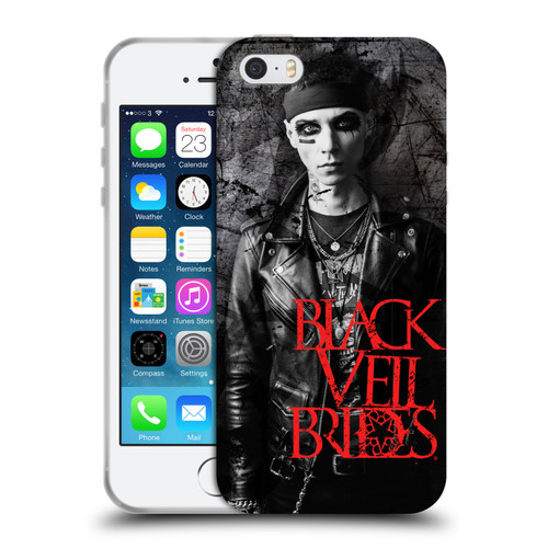 Black Veil Brides Band Members Andy Soft Gel Case for Apple iPhone 5 / 5s / iPhone SE 2016