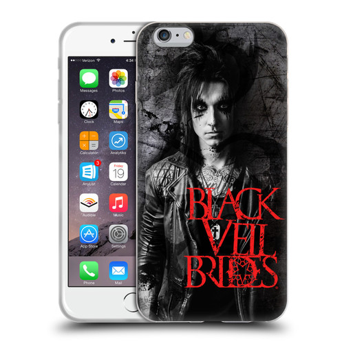 Black Veil Brides Band Members Jake Soft Gel Case for Apple iPhone 6 Plus / iPhone 6s Plus