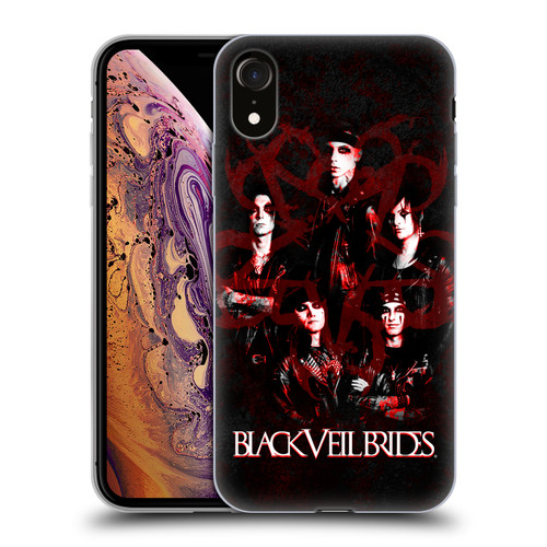 Black Veil Brides Band Members Group Soft Gel Case for Apple iPhone XR