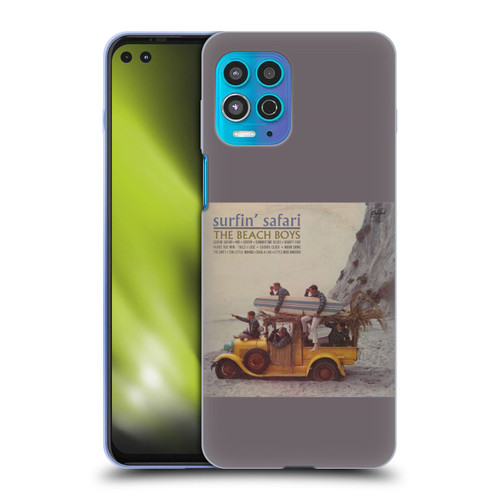 The Beach Boys Album Cover Art Surfin Safari Soft Gel Case for Motorola Moto G100