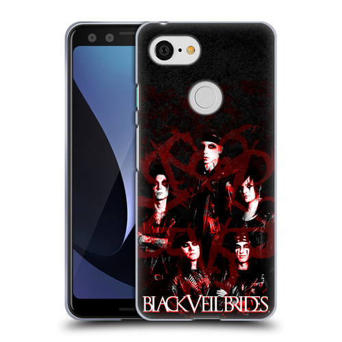 Black Veil Brides Band Members Group Soft Gel Case for Google Pixel 3