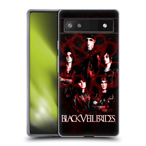 Black Veil Brides Band Members Group Soft Gel Case for Google Pixel 6a