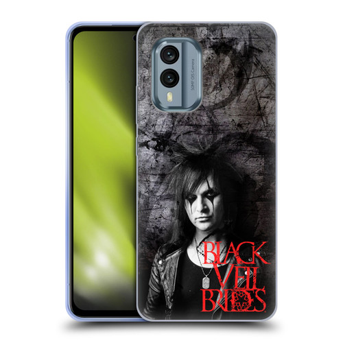 Black Veil Brides Band Members Jinxx Soft Gel Case for Nokia X30