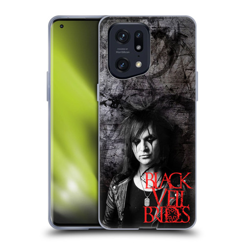 Black Veil Brides Band Members Jinxx Soft Gel Case for OPPO Find X5 Pro