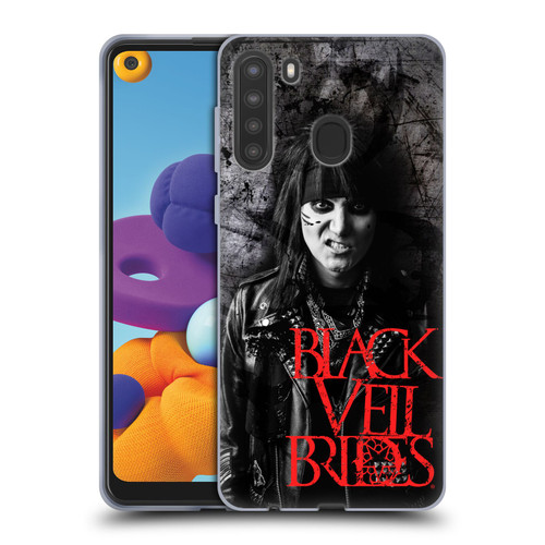 Black Veil Brides Band Members Ashley Soft Gel Case for Samsung Galaxy A21 (2020)