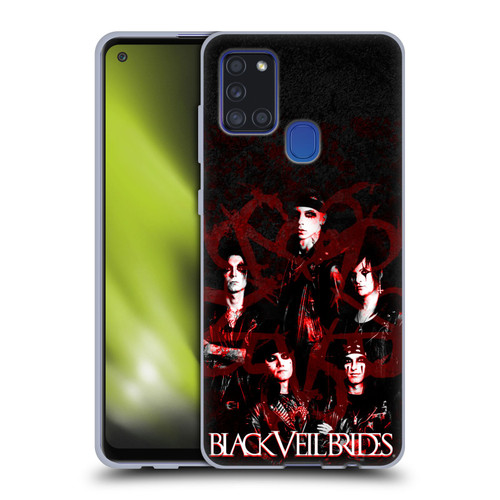 Black Veil Brides Band Members Group Soft Gel Case for Samsung Galaxy A21s (2020)