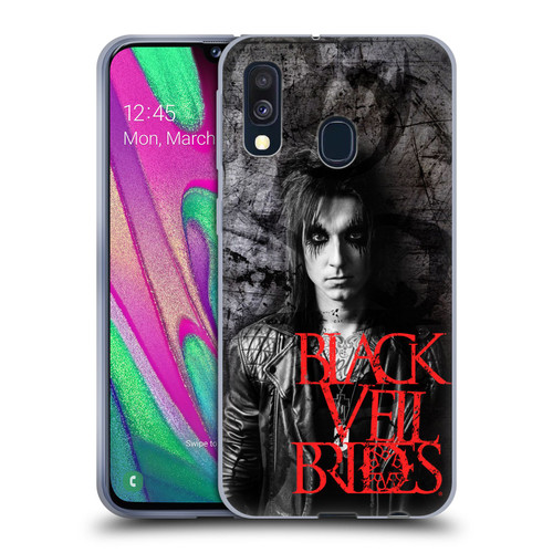 Black Veil Brides Band Members Jake Soft Gel Case for Samsung Galaxy A40 (2019)