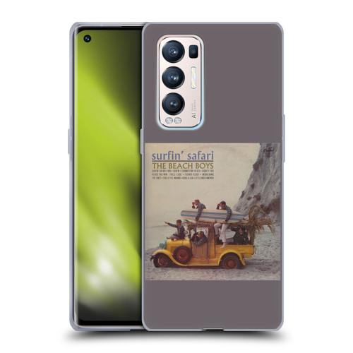 The Beach Boys Album Cover Art Surfin Safari Soft Gel Case for OPPO Find X3 Neo / Reno5 Pro+ 5G