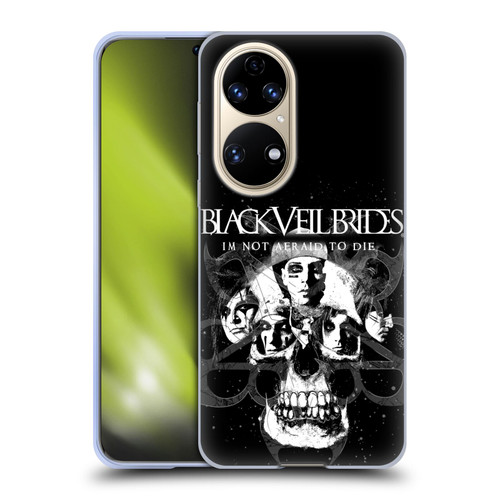 Black Veil Brides Band Art Skull Faces Soft Gel Case for Huawei P50