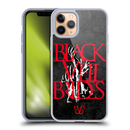 Black Veil Brides Band Art Zombie Hands Soft Gel Case for Apple iPhone 11 Pro
