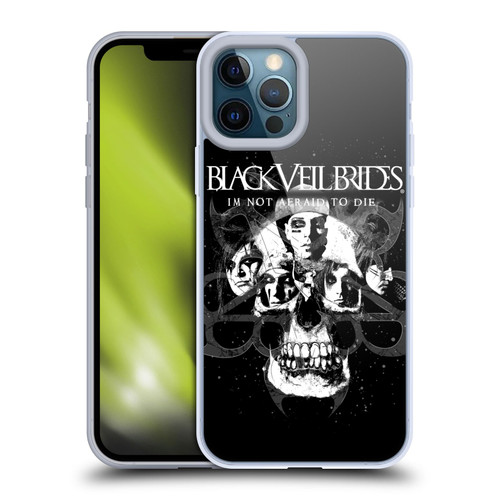 Black Veil Brides Band Art Skull Faces Soft Gel Case for Apple iPhone 12 Pro Max