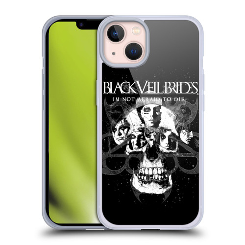 Black Veil Brides Band Art Skull Faces Soft Gel Case for Apple iPhone 13