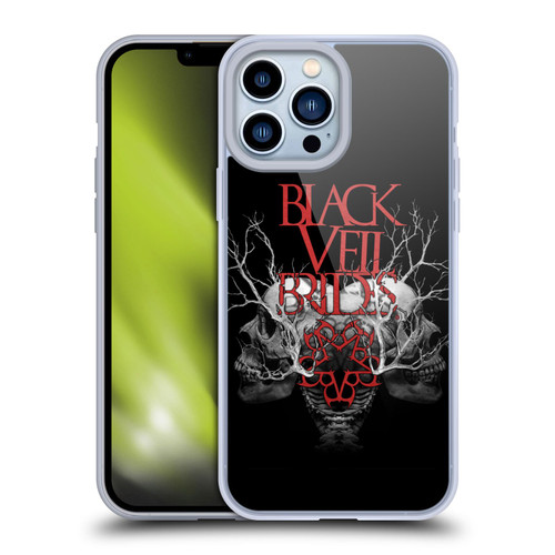 Black Veil Brides Band Art Skull Branches Soft Gel Case for Apple iPhone 13 Pro Max